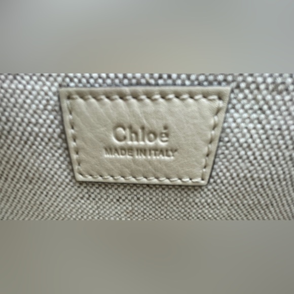 $2K NEW CHLOE LEATHER LOGO MEDIUM WOODY TOTE BAG PURSE AUTHENTIC NWT! - Picture 11 of 13